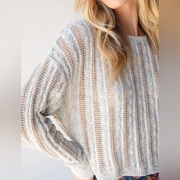 NWT Natural Life Open Knit Sweater - Picture 3 of 10